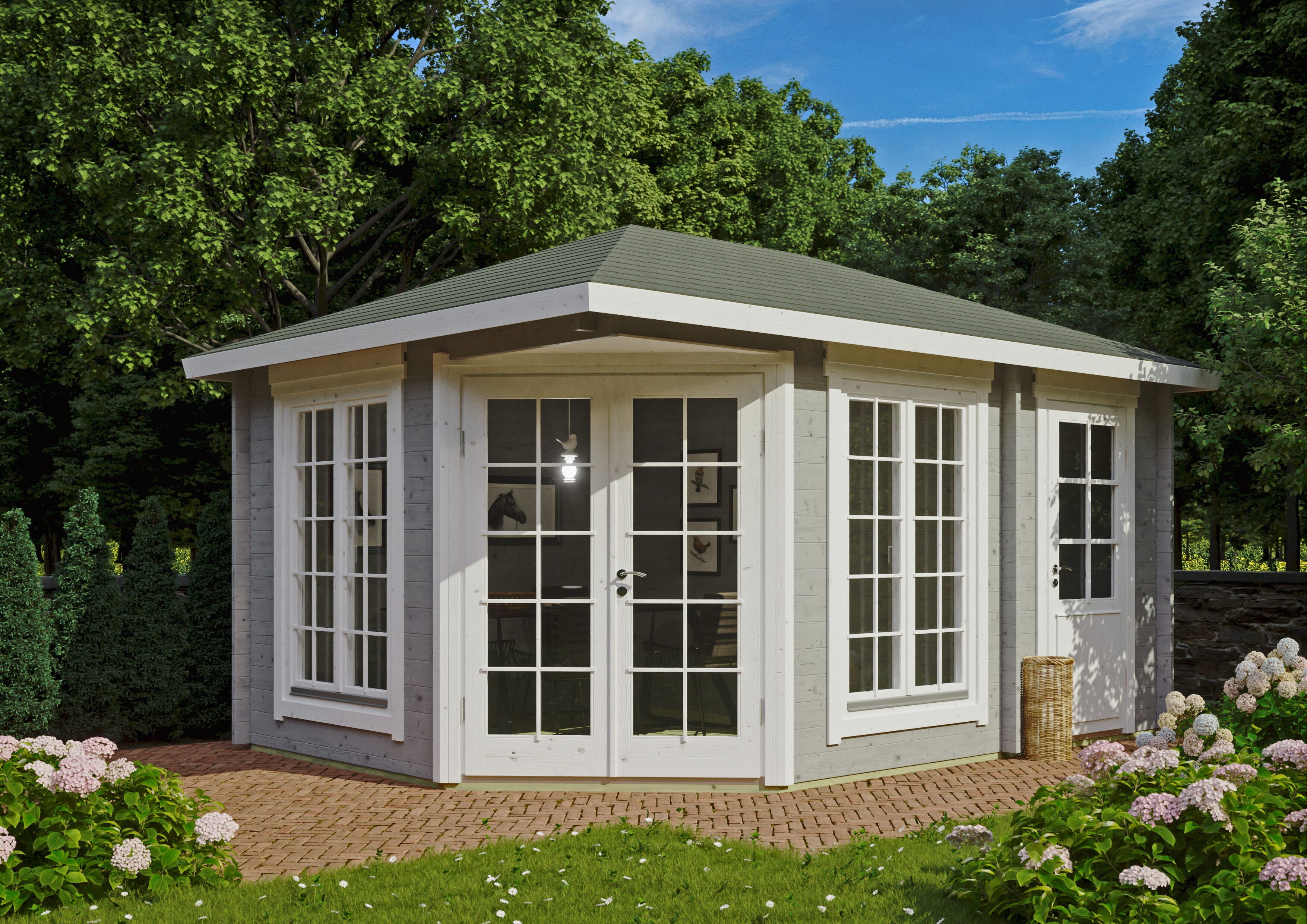 Fjordholz Gartenhaus Modell Glasgow 44 A 4x3m | Rabatt: 26 %