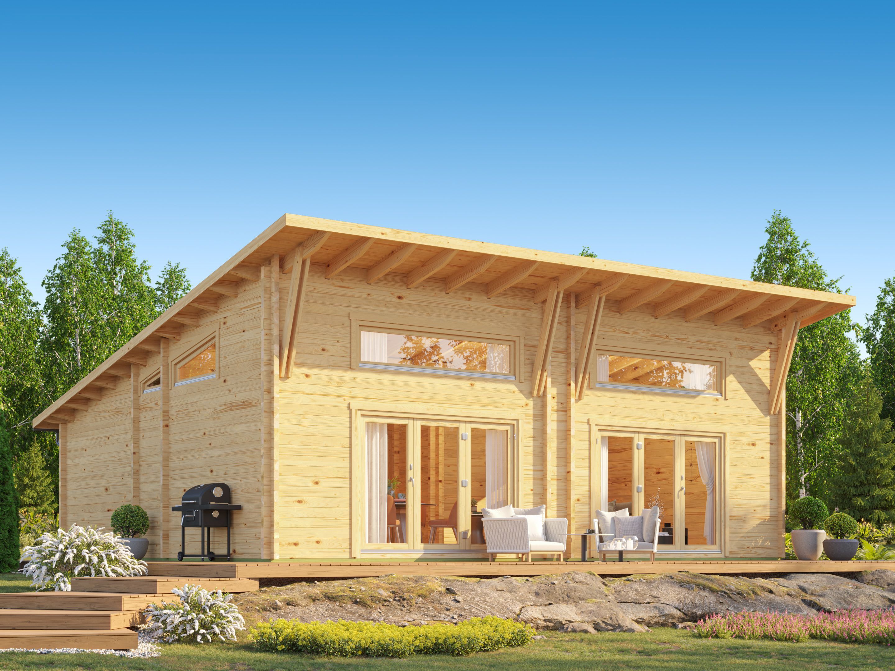 Fjordholz Ferienhaus Modell Darcy 70 8x6m | Rabatt: 26 %