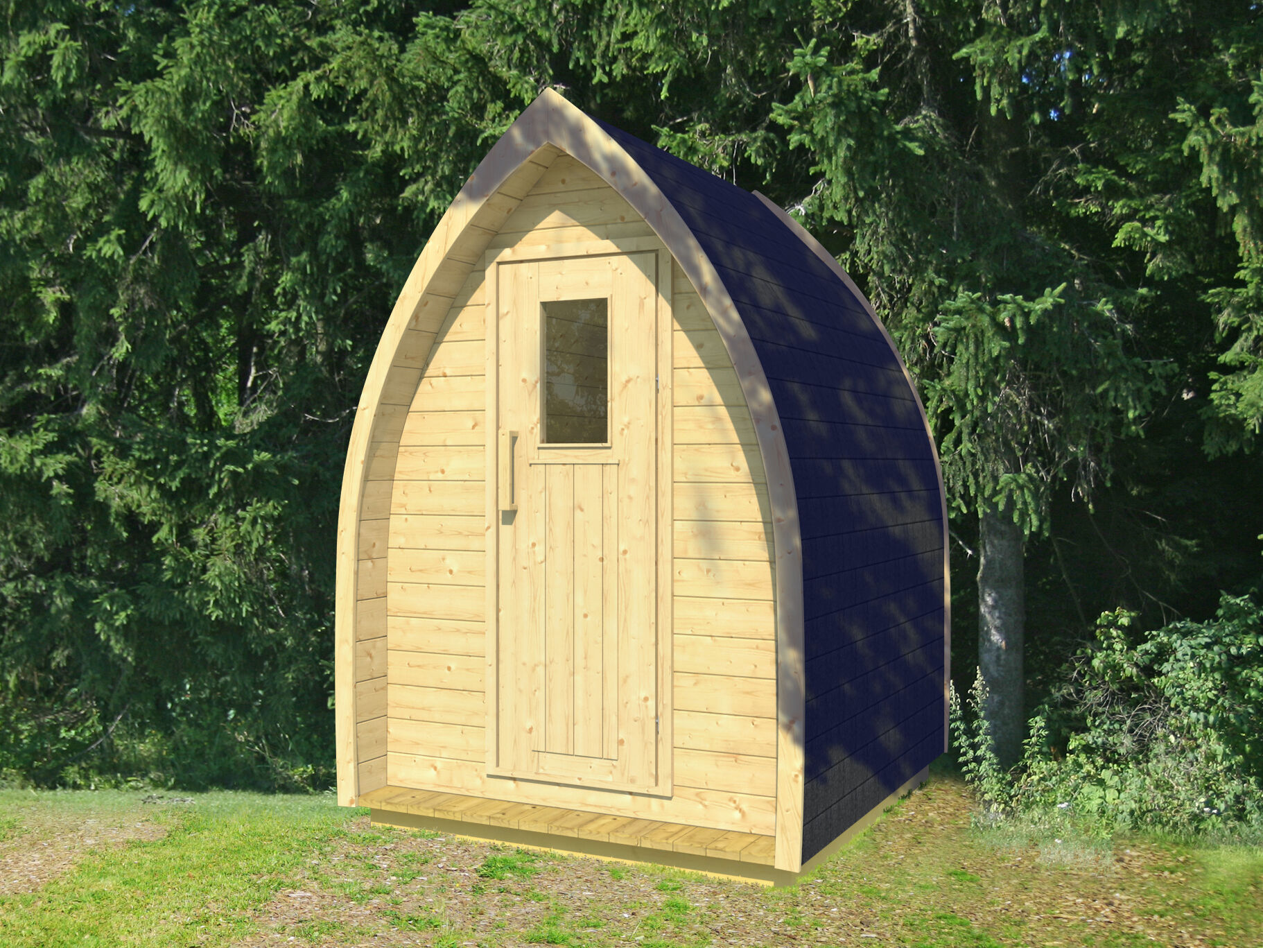 Camping Pod Modell Toilet 2x2m | Rabatt: 26 %