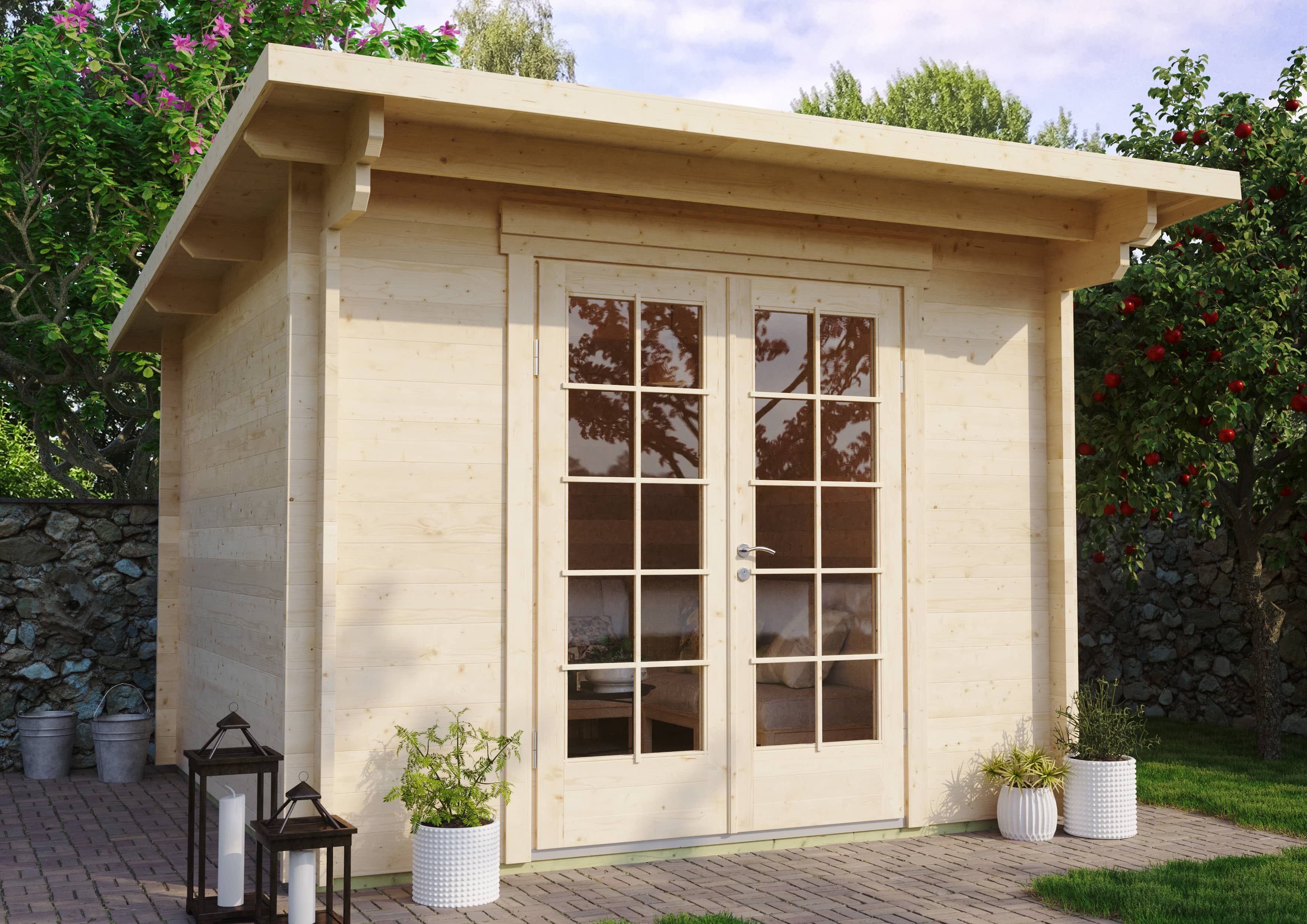 Fjordholz Gartenhaus Modell Jacob 44 A 4x3m | Rabatt: 26 %