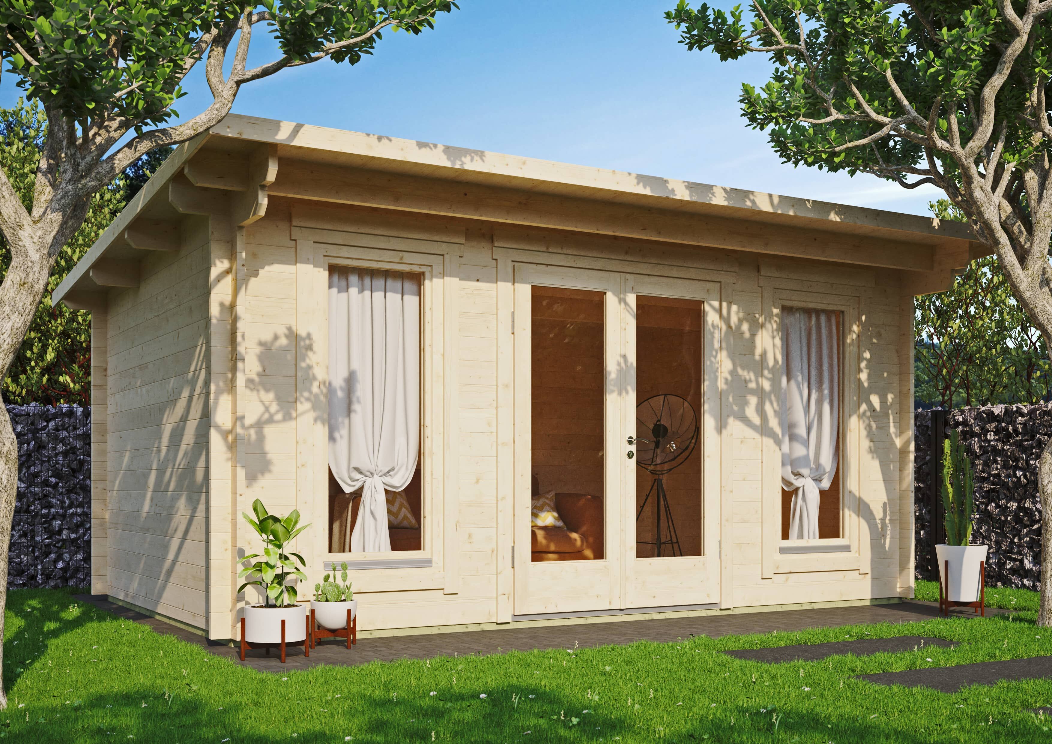 Fjordholz Gartenhaus Modell Jacob 44 D 5x3m | Rabatt: 26 %