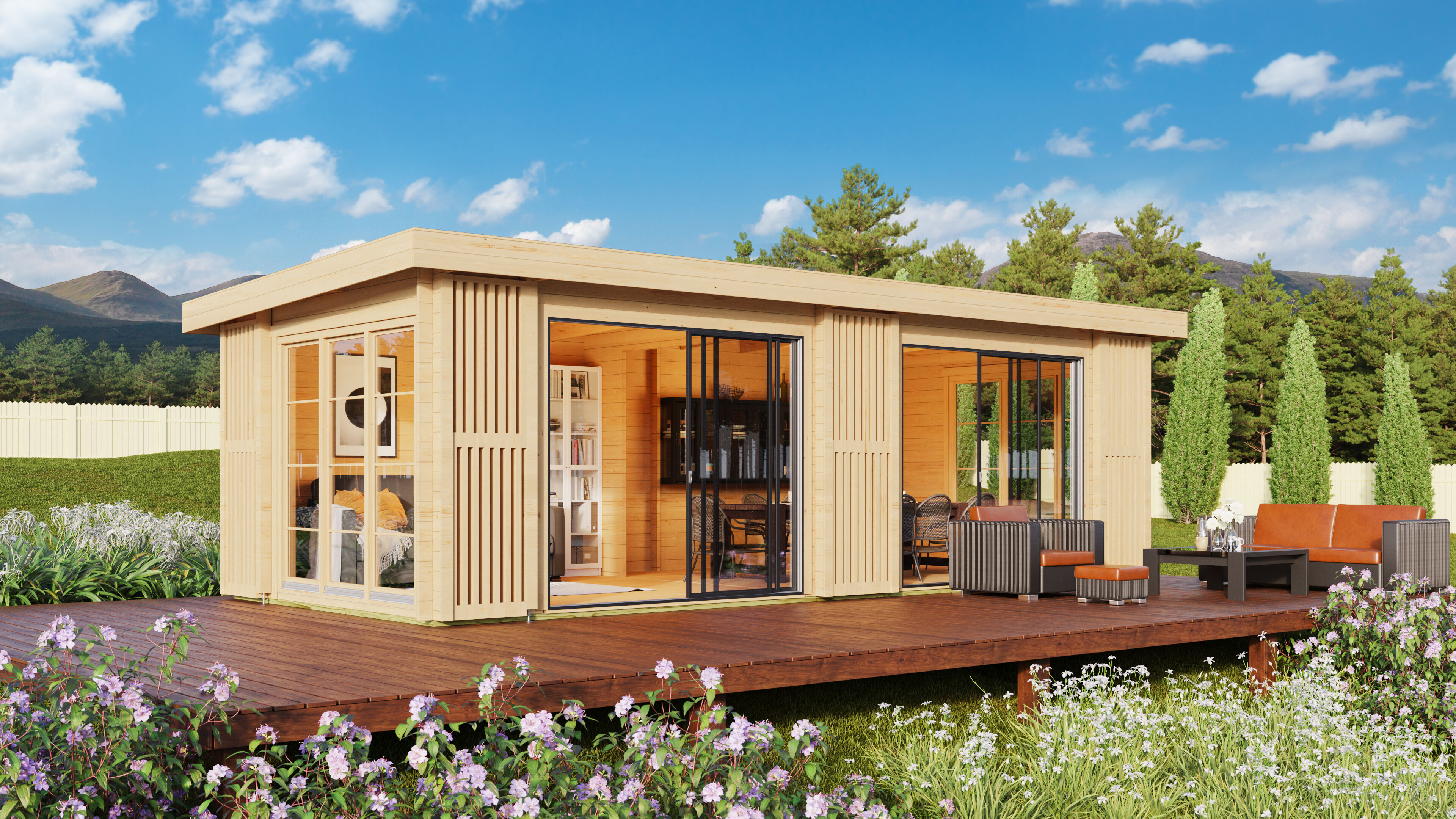 Fjordholz Gartenhaus Ambience 70 6x4m | Rabatt: 26 %