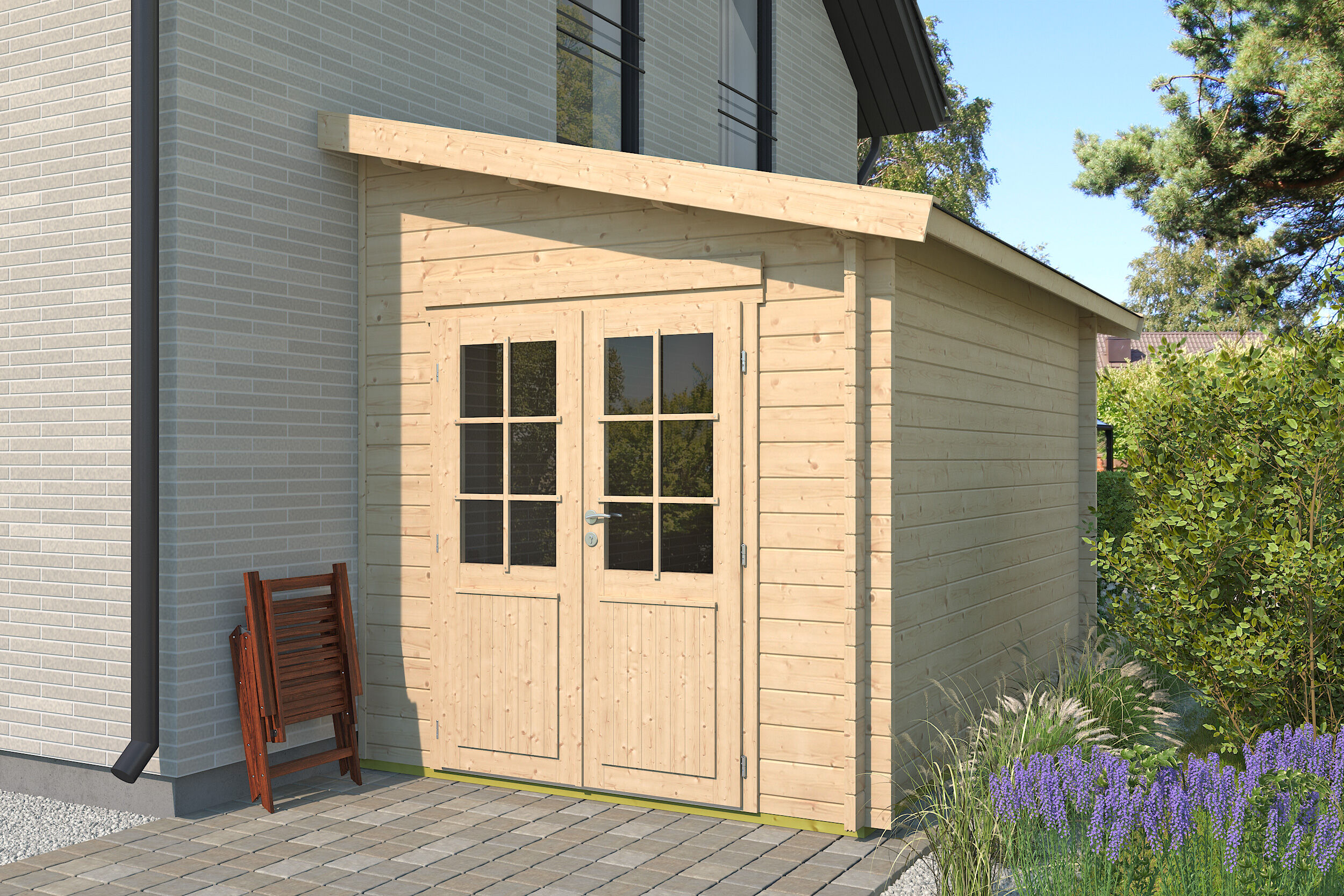 Gartenhaus Modell Pulti 44 F 3x2m | Rabatt: 26 %