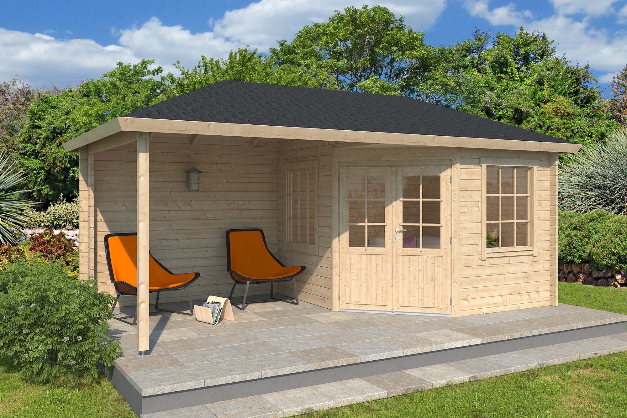 Fjordholz Gartenhaus Modell Maja 28 5x3m | Rabatt: 26 %