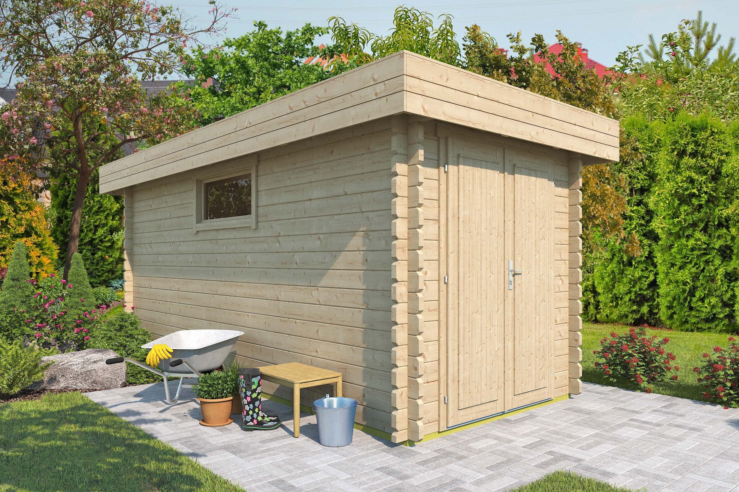 Fjordholz Gartenhaus Modell Rob 44 C 6x3m | Rabatt: 26 %