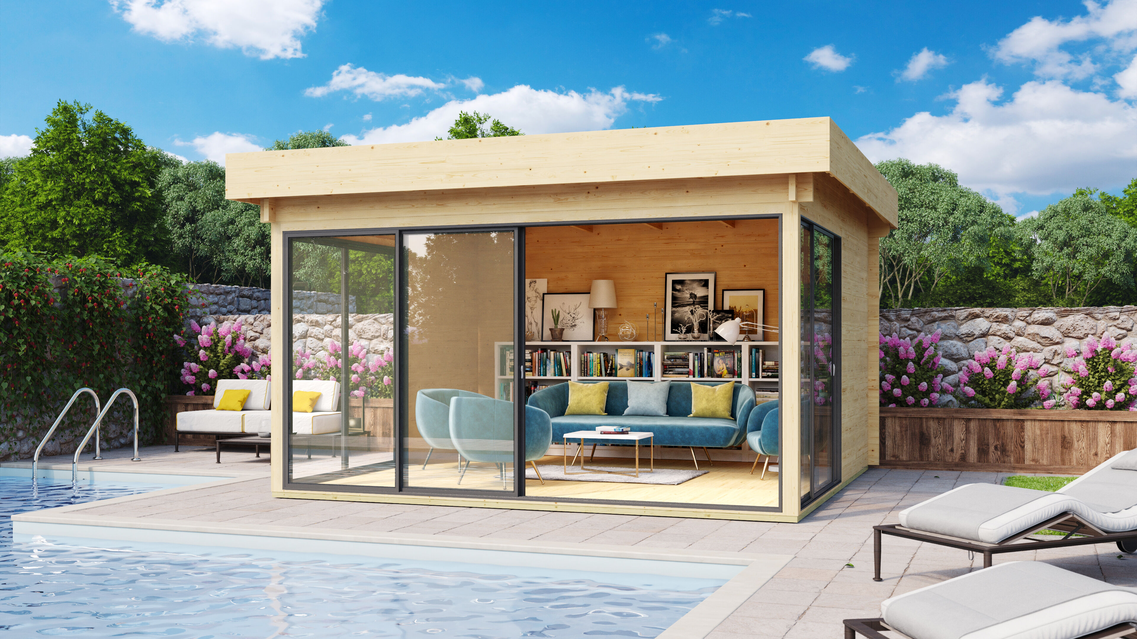 Fjordholz Gartenhaus Alu Concept 44 H 5x4m | Rabatt: 26 %