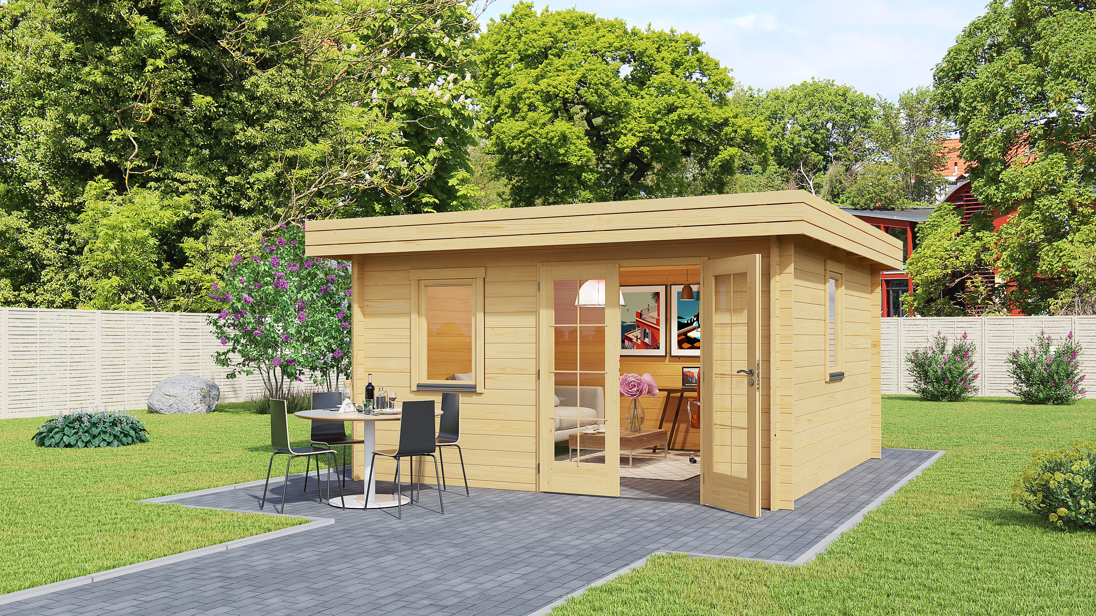 Fjordholz Gartenhaus Modell Mario 44 5x4m | Rabatt: 26 %