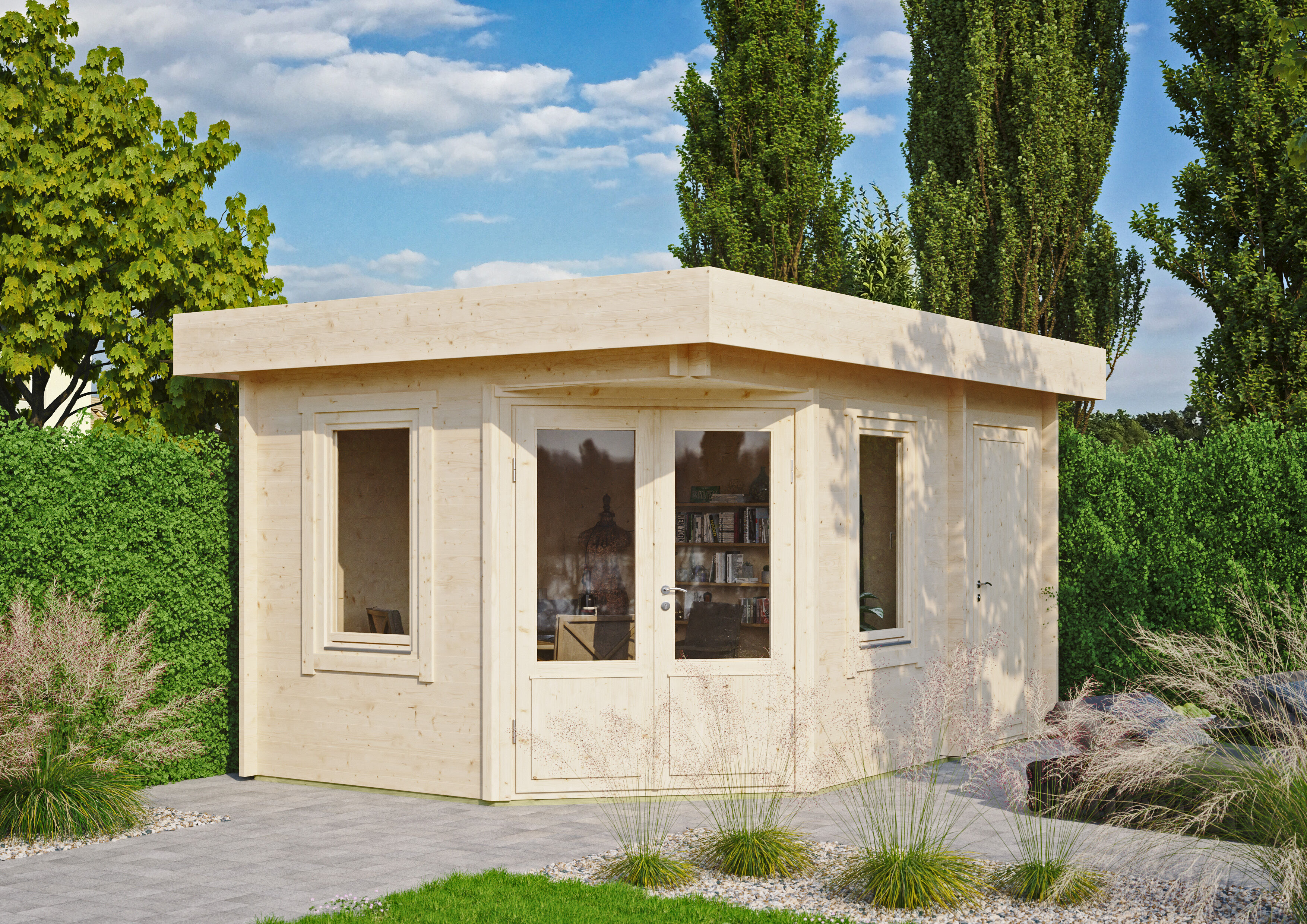 Fjordholz Gartenhaus Modell Nora 44 C Klassik 4x3m | Rabatt: 26 %