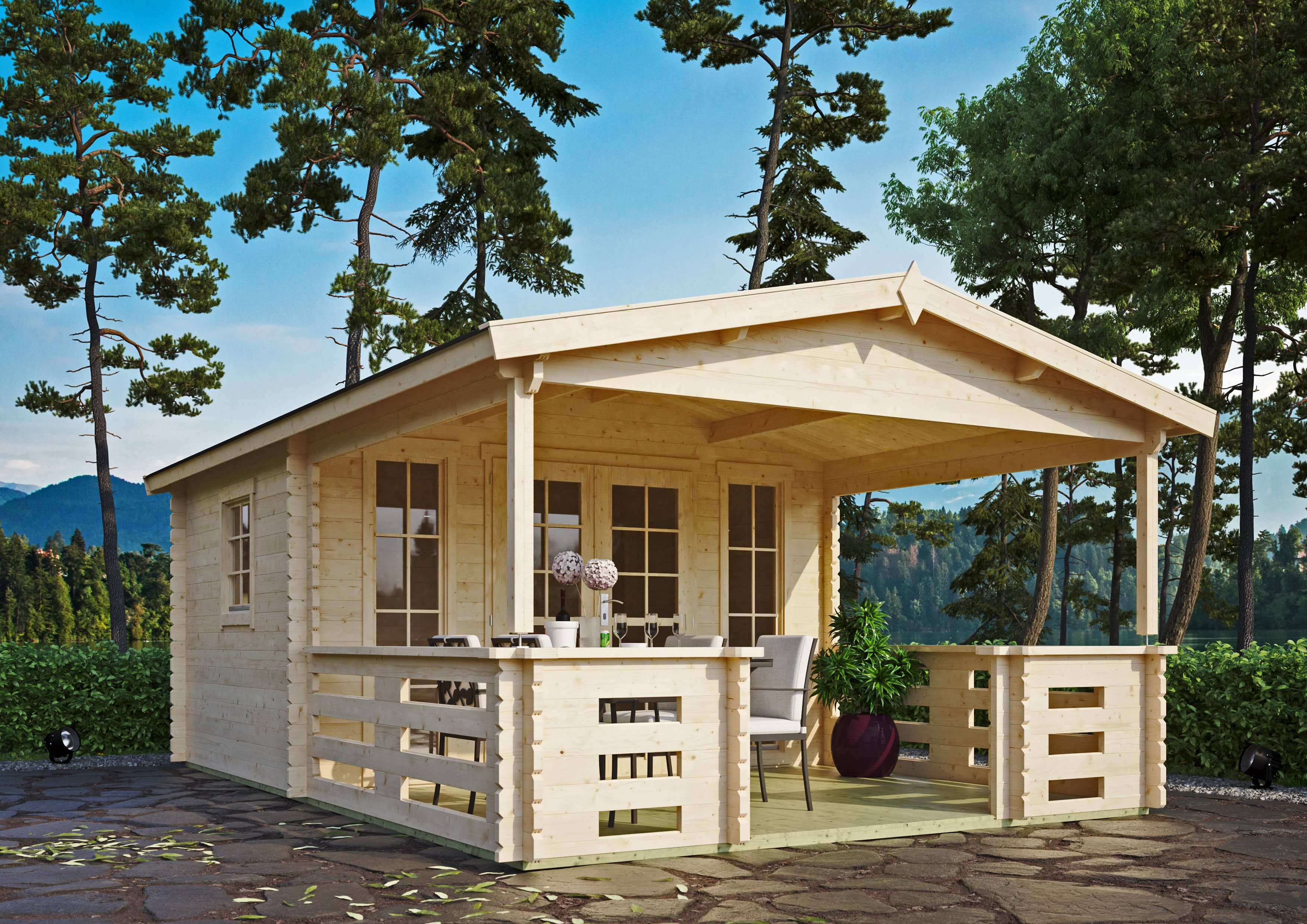 Fjordholz Gartenhaus Modell Franjo 44 B 5x3m | Rabatt: 26 %