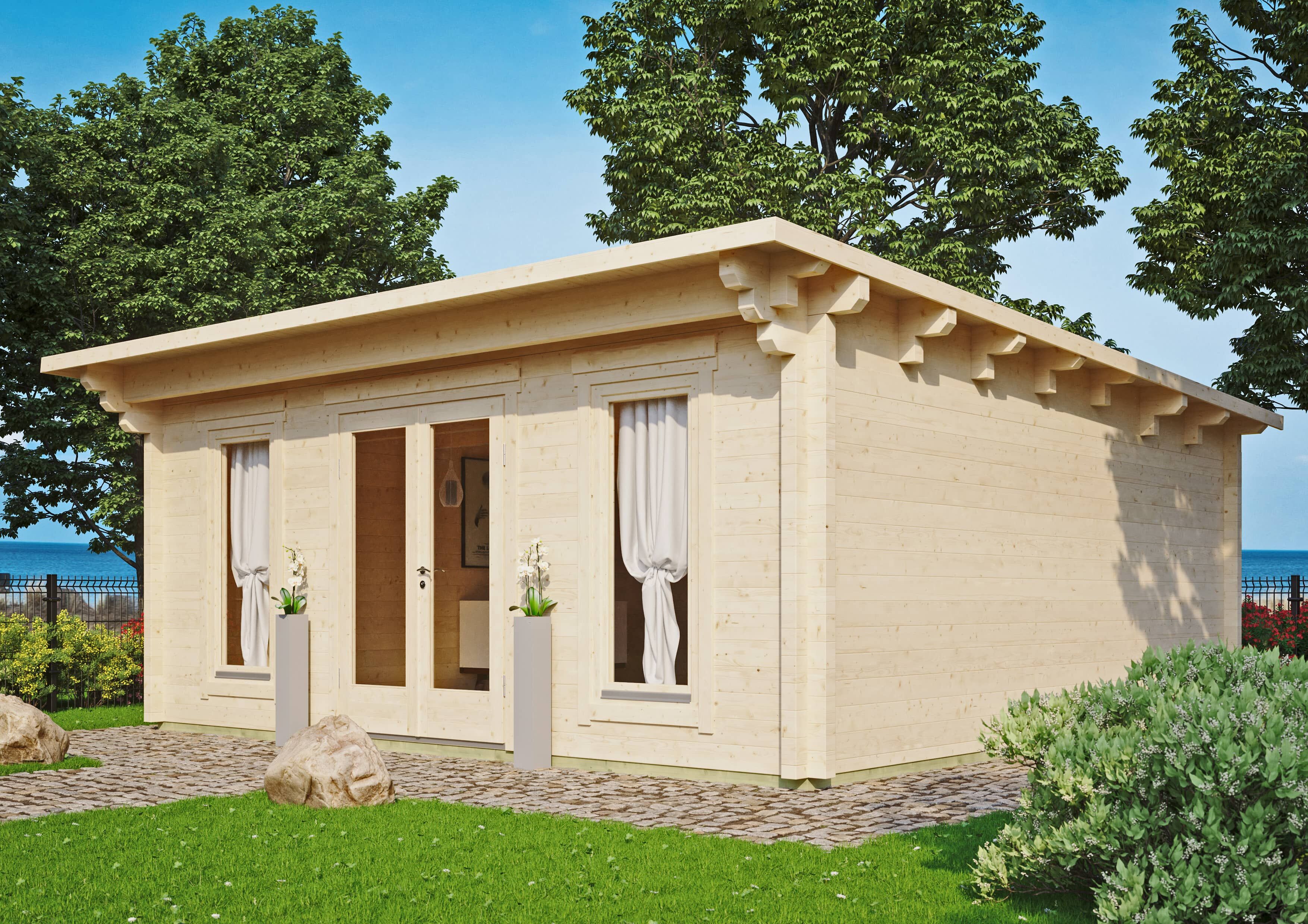 Fjordholz Gartenhaus Modell Jacob 90 G 6x6m | Rabatt: 26 %