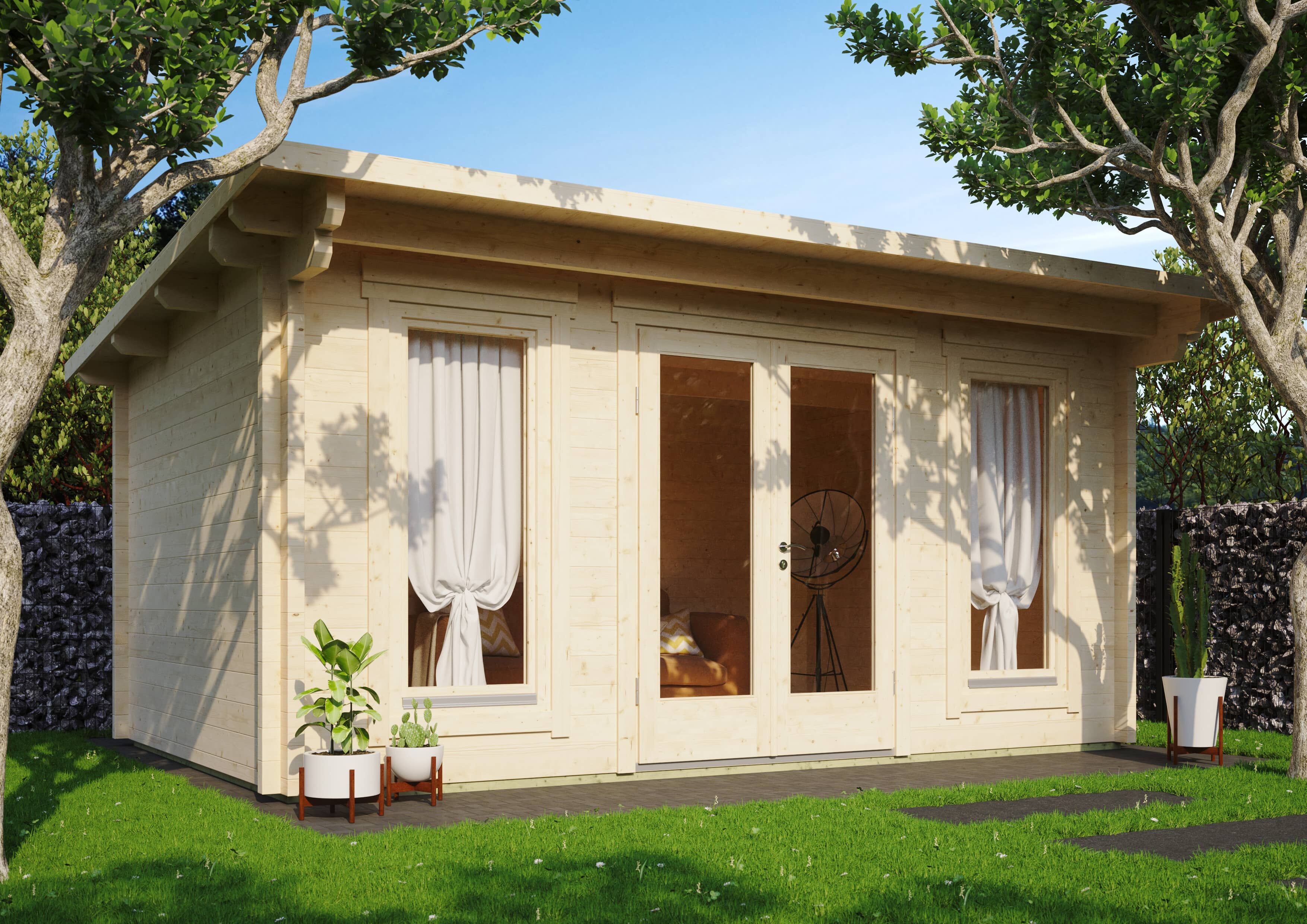 Fjordholz Gartenhaus Modell Jacob 70 D 5x3m | Rabatt: 26 %